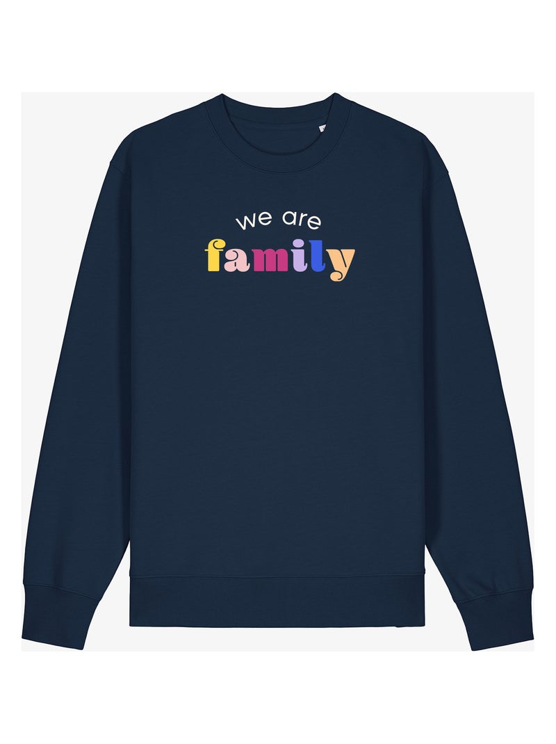 Felpa Donna - WE ARE FAMILY Blu marino - Kiabi