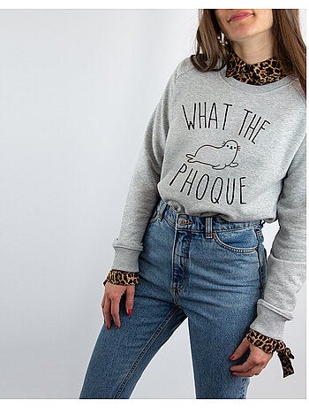 Felpa Donna - WHAT THE PHOQUE