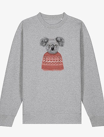 Felpa Donna - WINTER KOALA RED