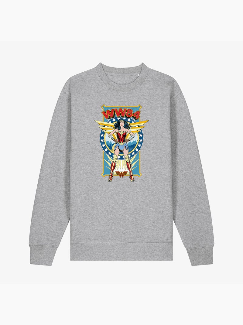 Felpa Donna - WONDER WOMAN 84 Grigio melangiato - Kiabi