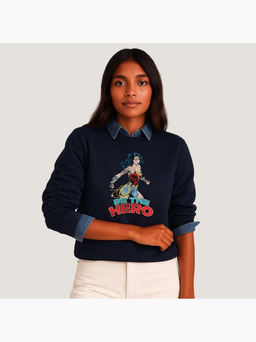 Felpa Donna - WONDER WOMAN BE THE HERO 2 - Kiabi