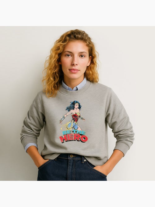 Felpa Donna - WONDER WOMAN BE THE HERO 2 - Kiabi