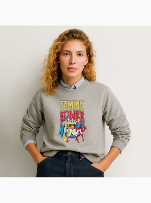 Felpa Donna - WONDER WOMAN Donna POWER - Kiabi