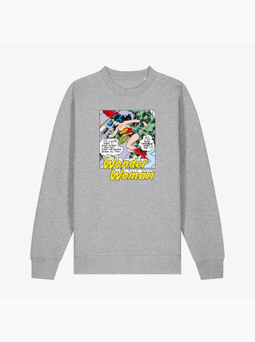 Felpa Donna - WONDER WOMAN I DO KNOW TROUBLE WHEN I SEE IT - Kiabi
