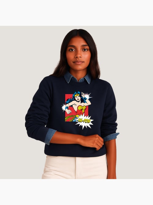 Felpa Donna - WONDER WOMAN KA POW - Kiabi