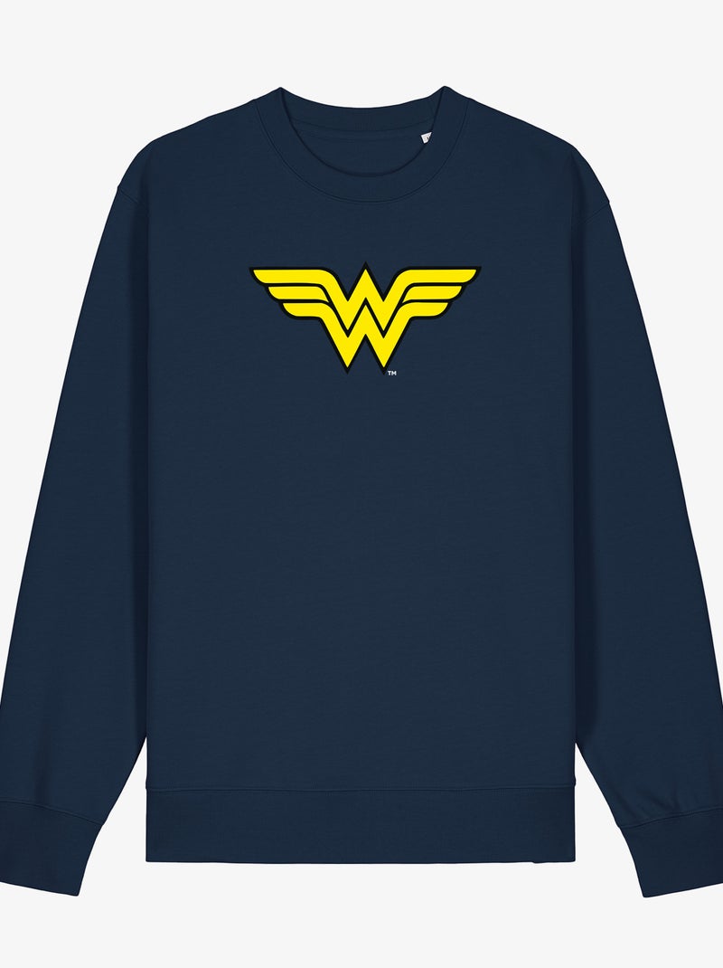 Felpa Donna - WONDER WOMAN LOGO Blu marino - Kiabi