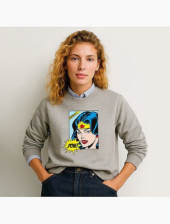 Felpa Donna - WONDER WOMAN POW