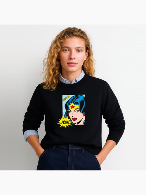 Felpa Donna - WONDER WOMAN POW - Kiabi