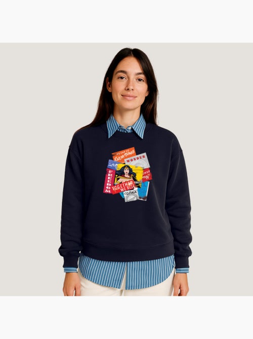 Felpa Donna - WONDER WOMAN TOGETHER WE RISE - Kiabi