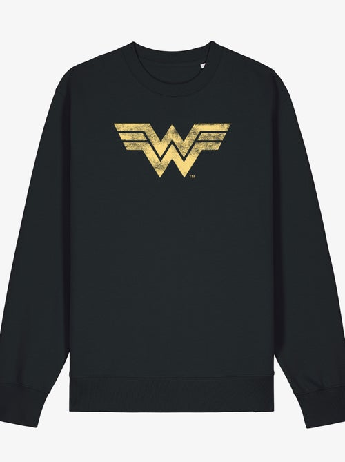 Felpa Donna - WONDER WOMAN VINTAGE LOGO - Kiabi