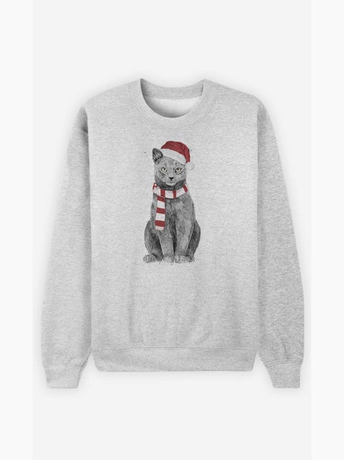 Felpa Donna - XMAS CAT - Kiabi