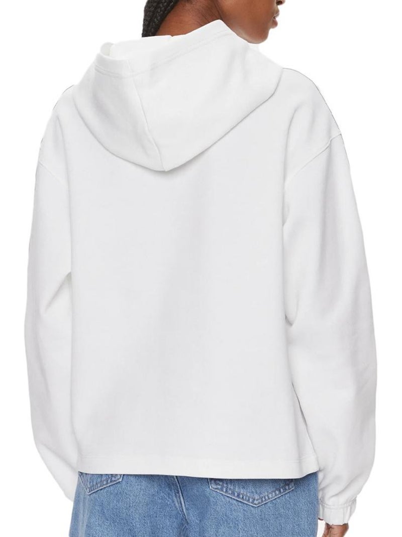 Felpa donna calvin klein con elastico ricamato Bianco - Kiabi