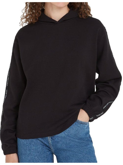Felpa donna calvin klein con elastico ricamato - Kiabi