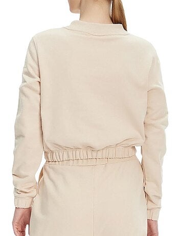 Felpa Donna Calvin Klein Jeans con Applicazione