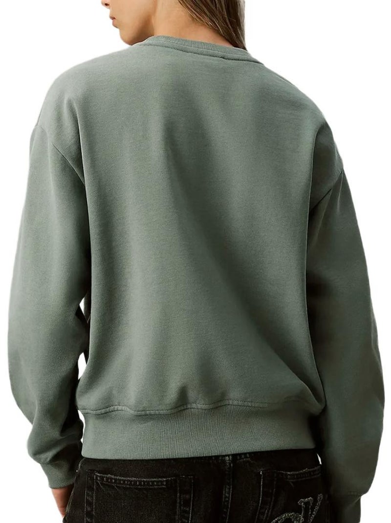 Felpa donna calvin klein jeans Verde - Kiabi