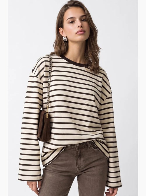 Felpa donna con cappuccio mixray - Kiabi