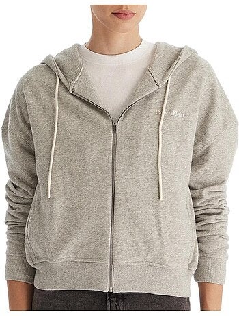 Felpa Donna con Zip Calvin Klein Jeans