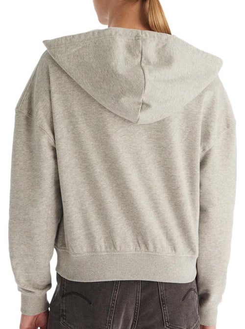 Felpa donna con zip calvin klein jeans - Kiabi