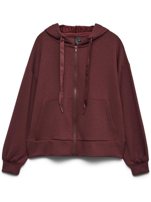 Felpa Donna con Zip Vero Moda - Kiabi