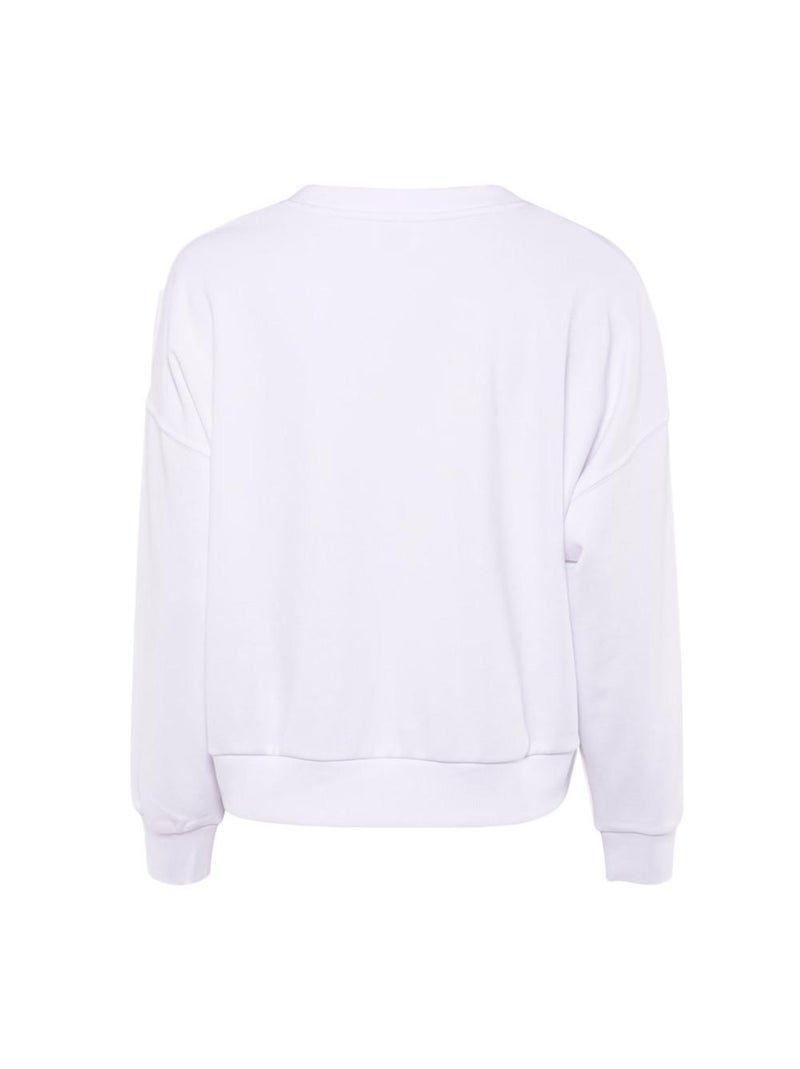 Felpa Donna Guess Bianco - Kiabi