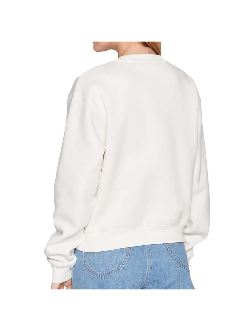 Felpa Donna Guess Bianco - Kiabi