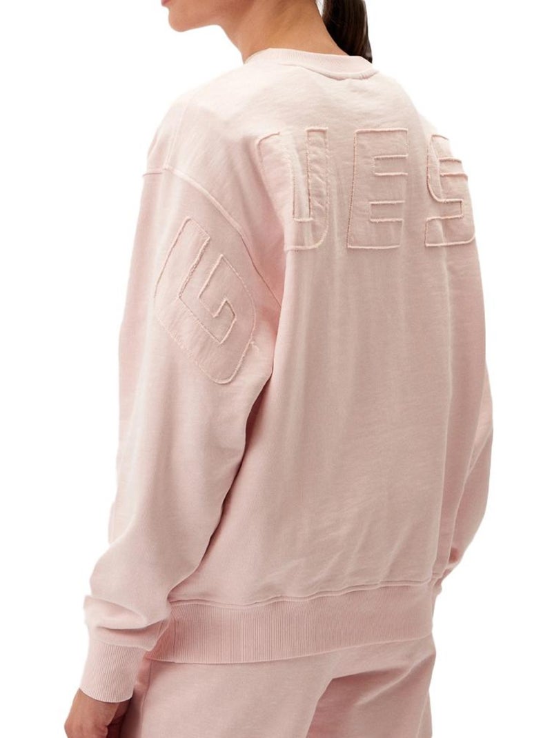 Felpa Donna Guess Rosa - Kiabi
