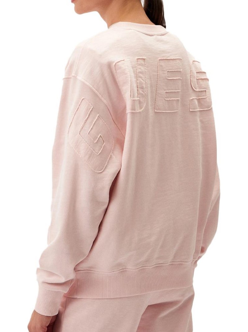Felpa Donna Guess Rosa - Kiabi
