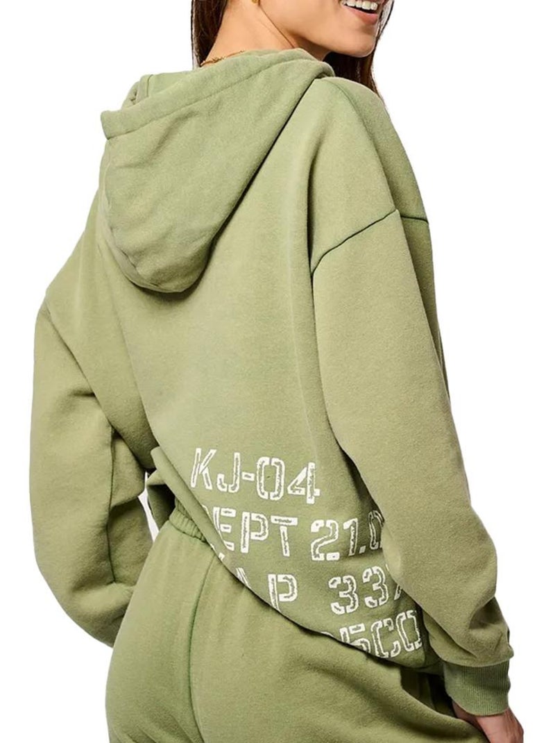 Felpa Donna Kaporal Verde kaki chiaro - Kiabi