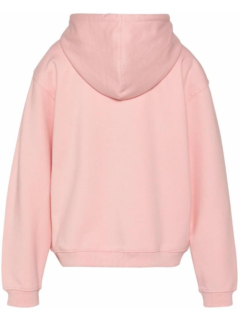 Felpa donna schott con cappuccio Rosa - Kiabi