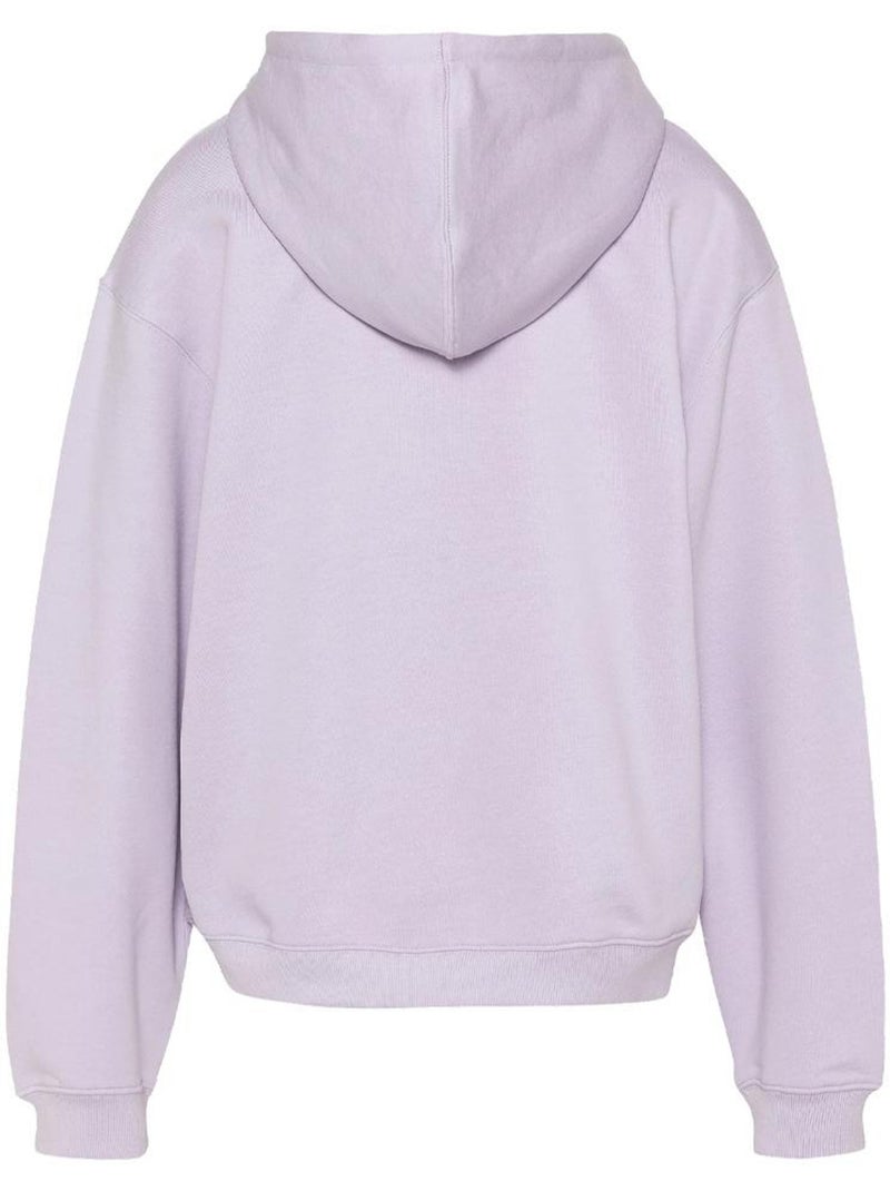 Felpa donna schott con ricamo Viola - Kiabi