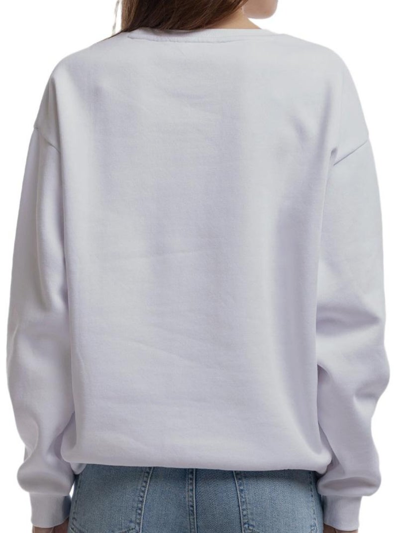 Felpa Donna Teddy Smith Bianco - Kiabi
