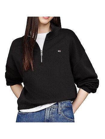 Felpa Donna Tommy Hilfiger con Zip 1/4