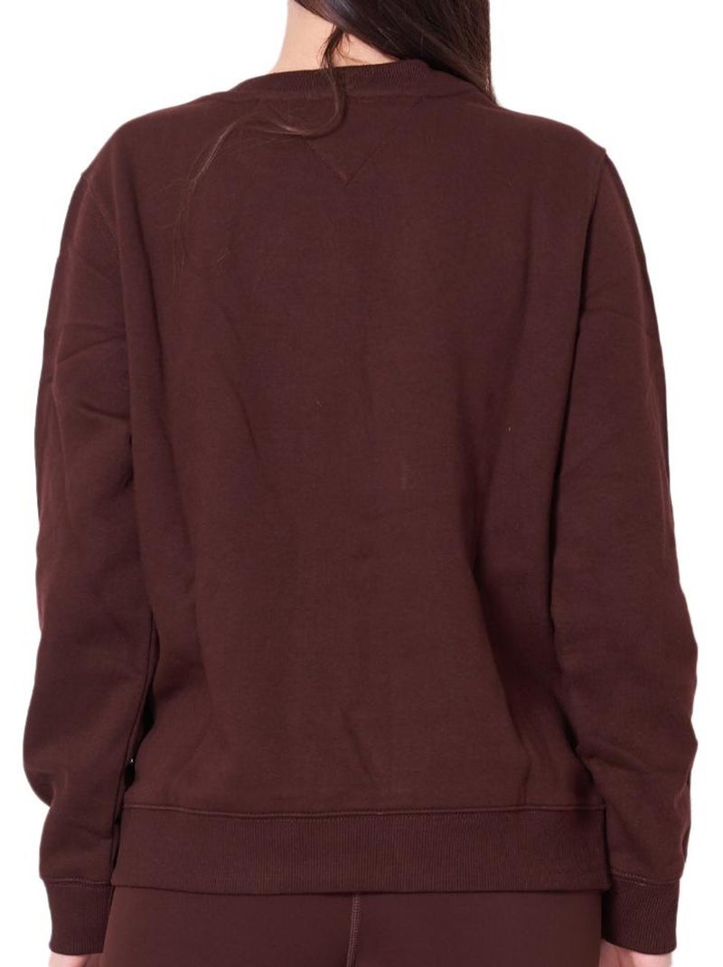 Felpa Donna Tommy Hilfiger Marrone cappuccino - Kiabi