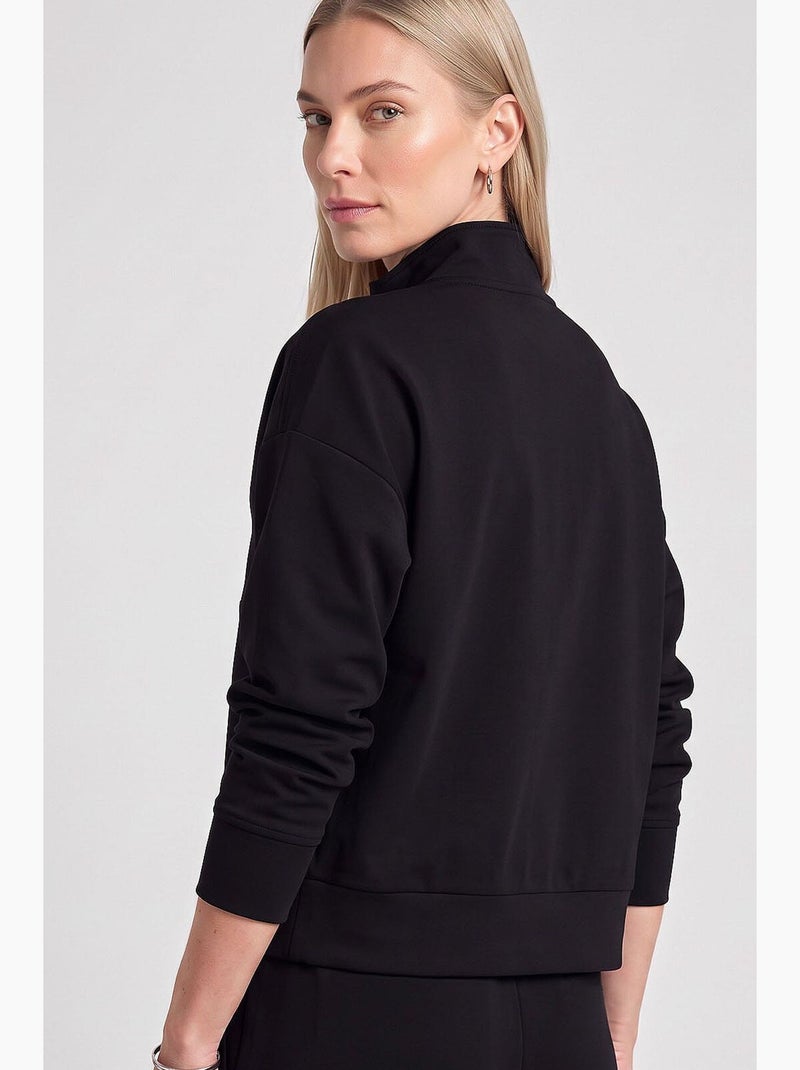 Felpa donna tommy Nero - Kiabi