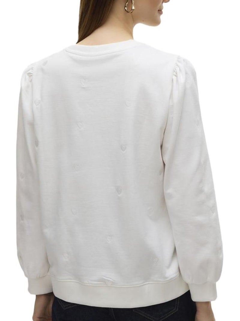 Felpa Donna Vero Moda Bianco - Kiabi