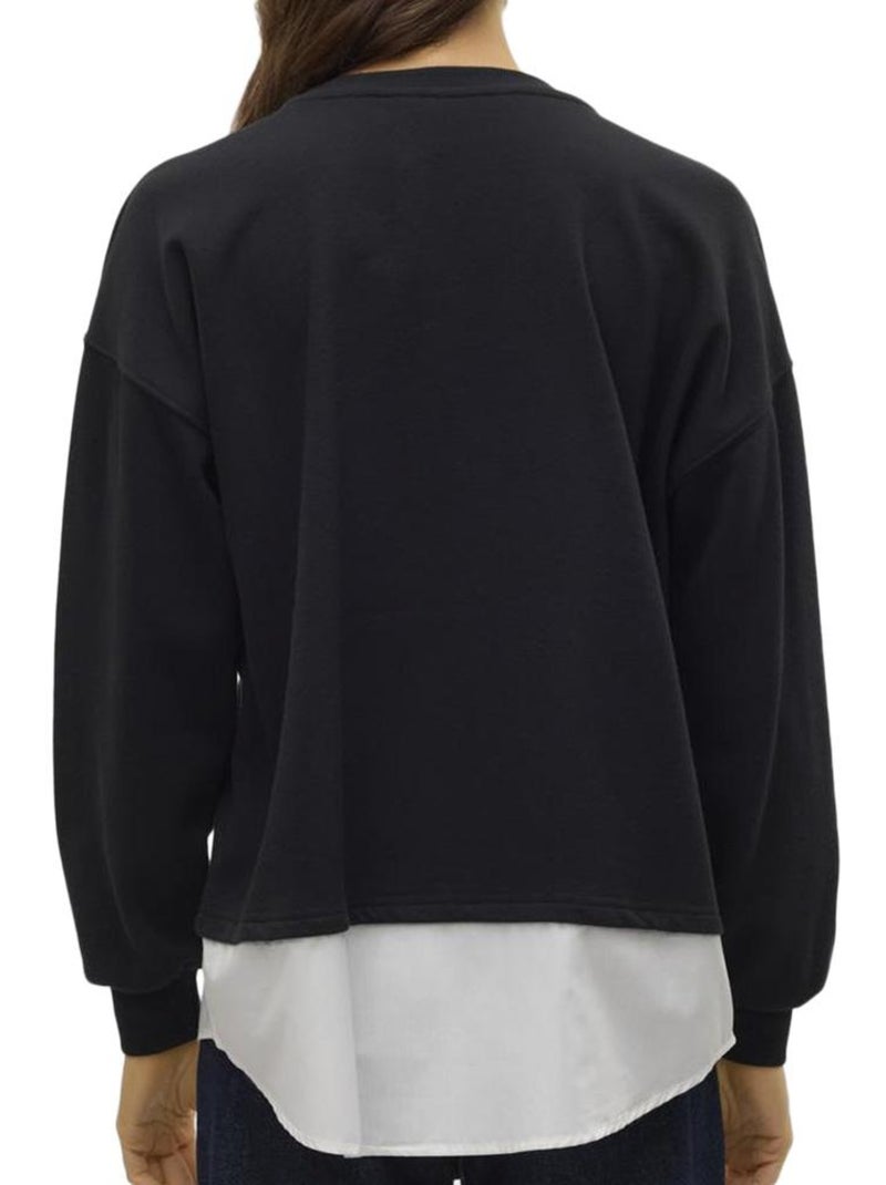 Felpa Donna Vero Moda Nero - Kiabi