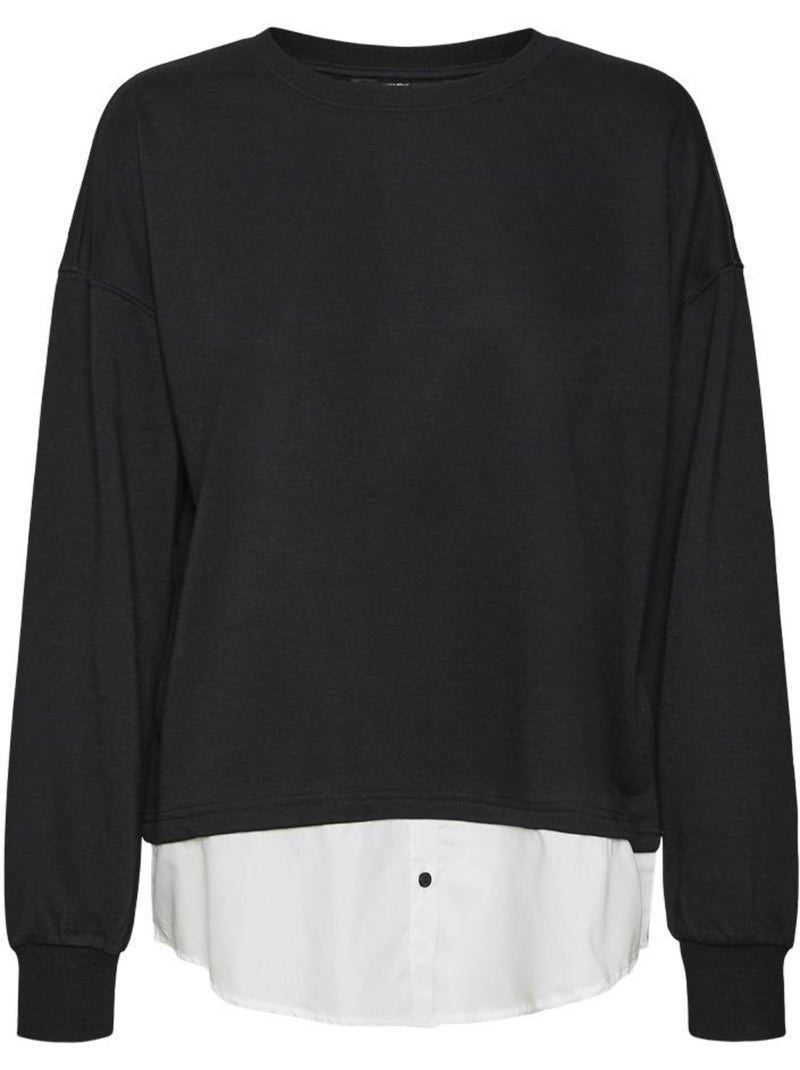 Felpa Donna Vero Moda Nero - Kiabi