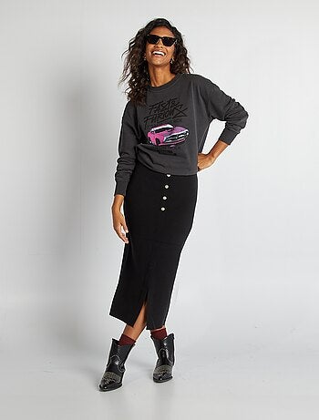 Felpa 'Fast & Furious' stile vintage