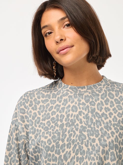 Felpa fit palla - Kiabi