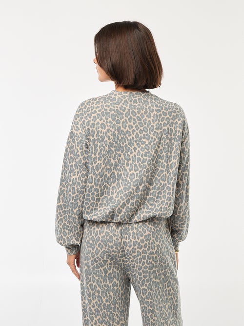 Felpa fit palla - Kiabi