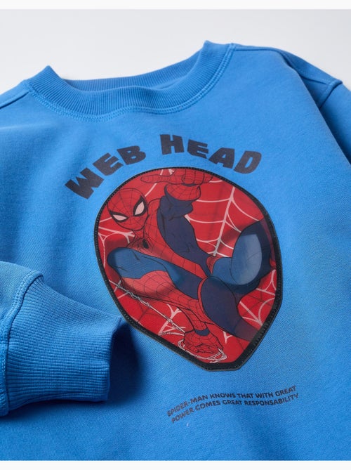 Felpa foderata con stampa lenticolare di Spider-Man - Kiabi Felpa foderata con stampa lenticolare di Spider-Man - Kiabi
