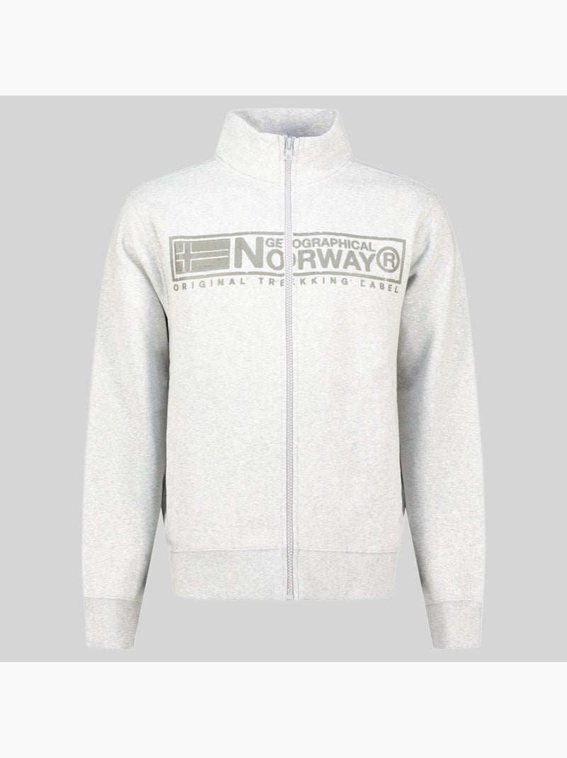 Felpa gantoine fz – geographical norway Grigio chiaro - Kiabi