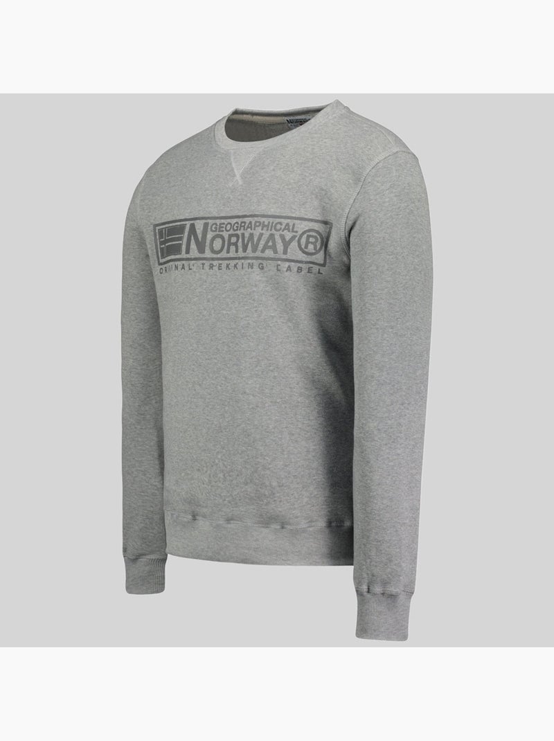 Felpa gantoine – geographical norway Grigio chiaro - Kiabi