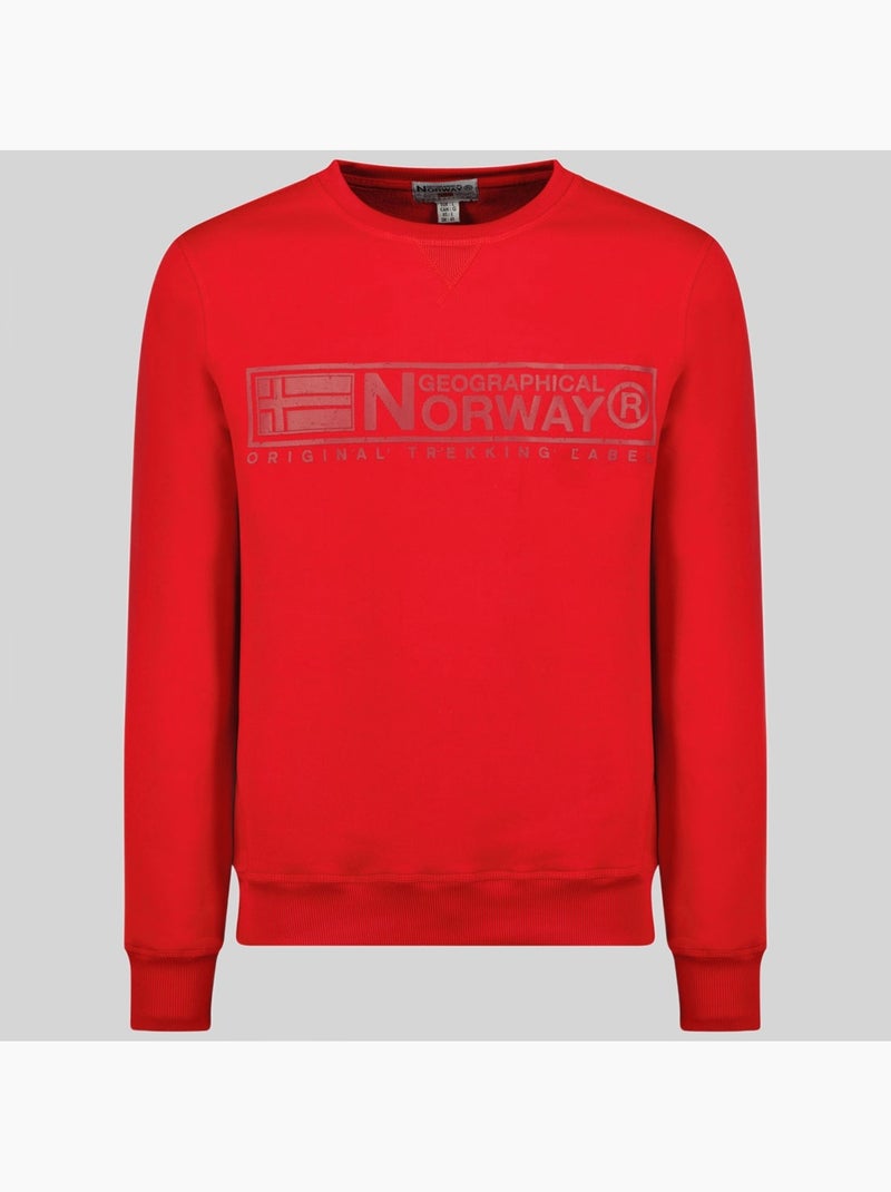 Felpa gantoine – geographical norway Rosso - Kiabi