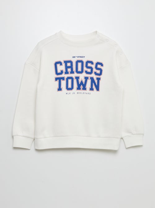 Felpa girocollo - collezione facile da indossare - Kiabi