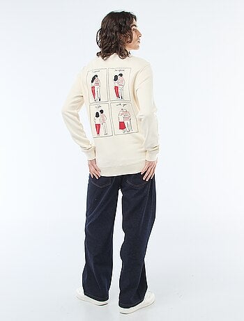 Felpa girocollo 'Agathe Sorlet x Kiabi' - San Valentino