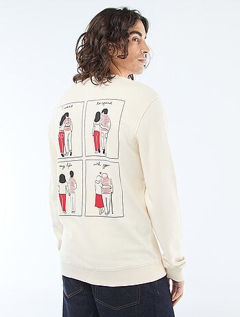 Felpa girocollo 'Agathe Sorlet x Kiabi' - San Valentino