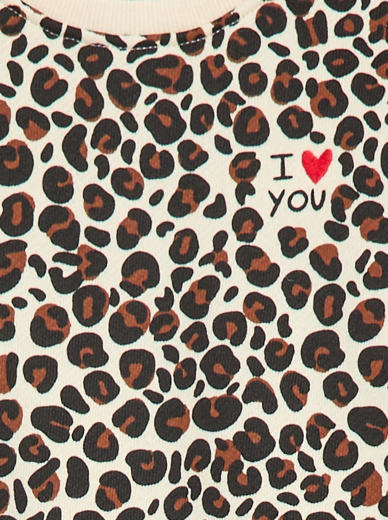 Felpa girocollo 'Agathe Sorlet x Kiabi' - San Valentino Bianco - Kiabi