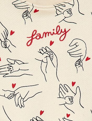 Felpa girocollo 'Agathe Sorlet x Kiabi' - San Valentino