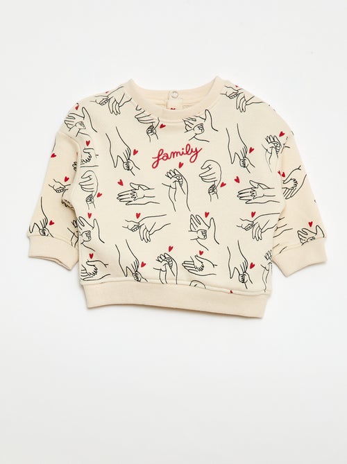 Felpa girocollo 'Agathe Sorlet x Kiabi' - San Valentino - Kiabi